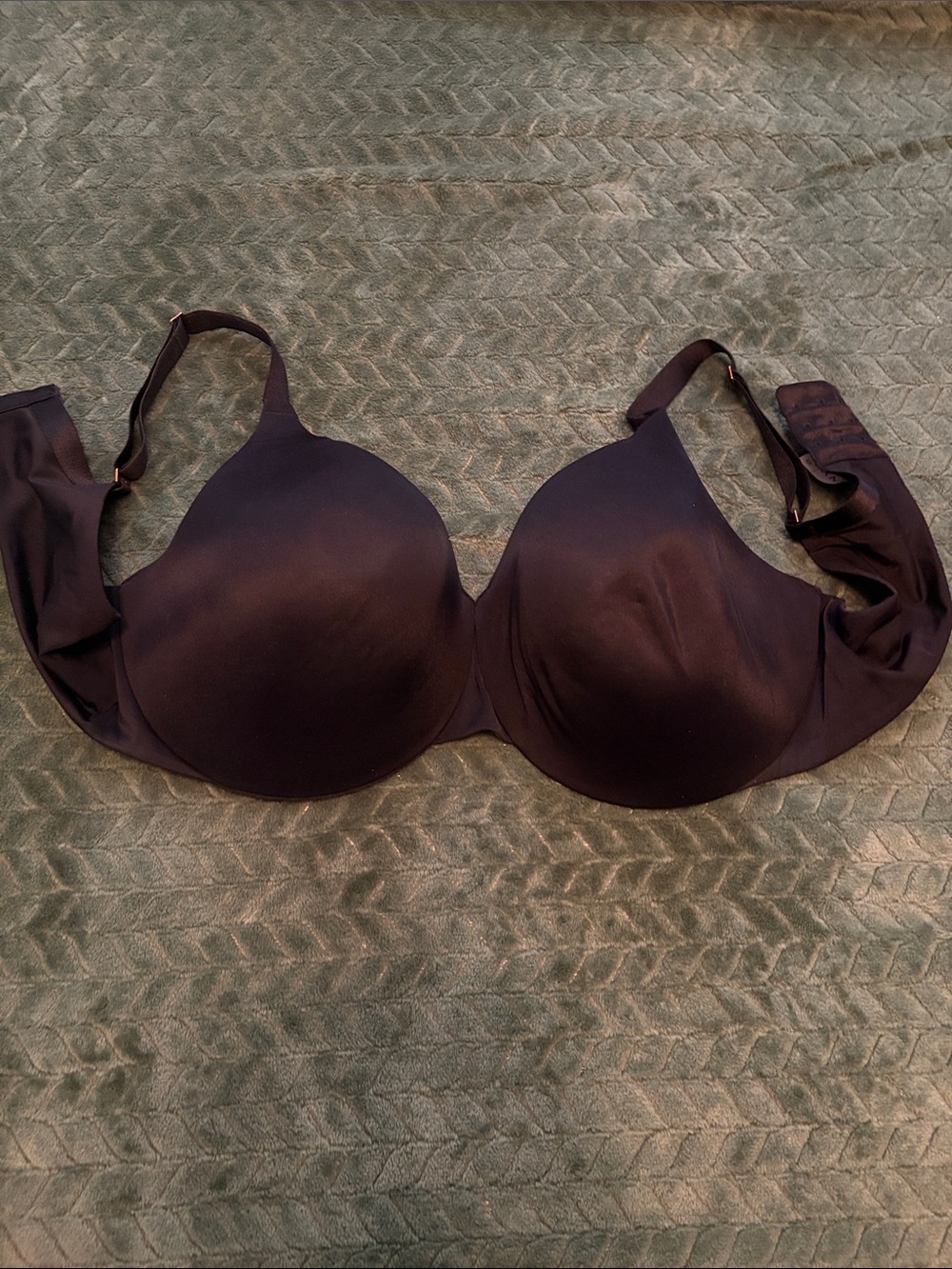 SPANX Black Underwire Full Coverage Bra 44DDD Plus Size